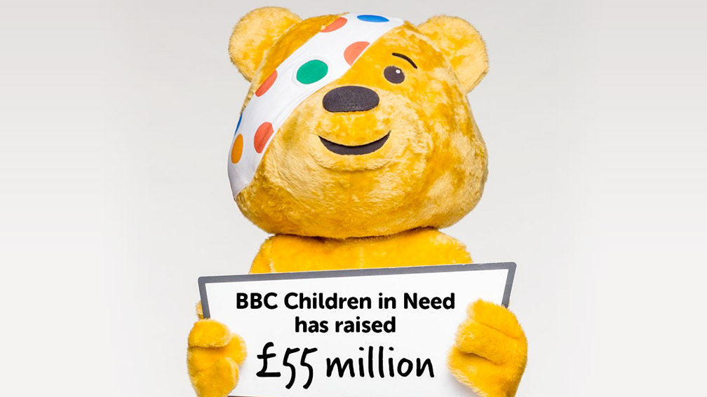 Children in Need fundraising total £55 million
