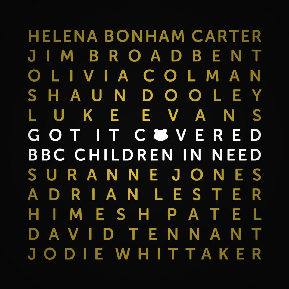 Got it Covered Album cover with the actors names in gold with the title in white