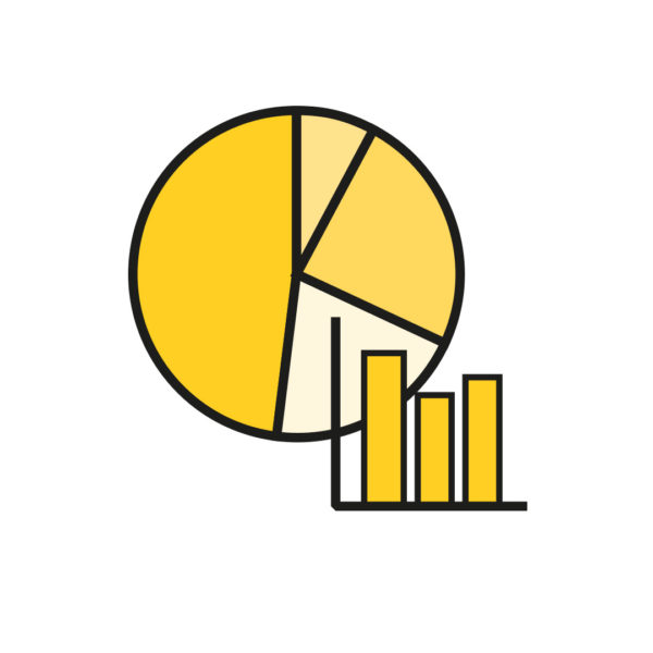 Illustrations of charts and graphs