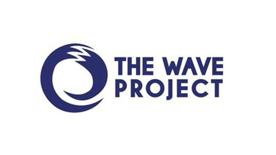 The logo for charity The Wave Project