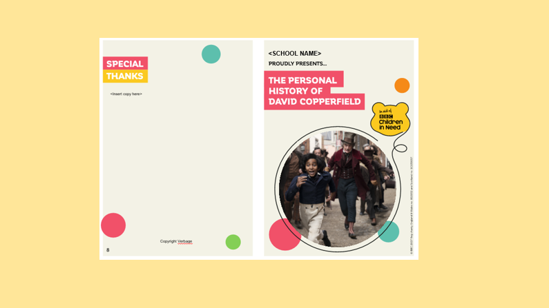 The Personal History of David Copperfield - Programme template