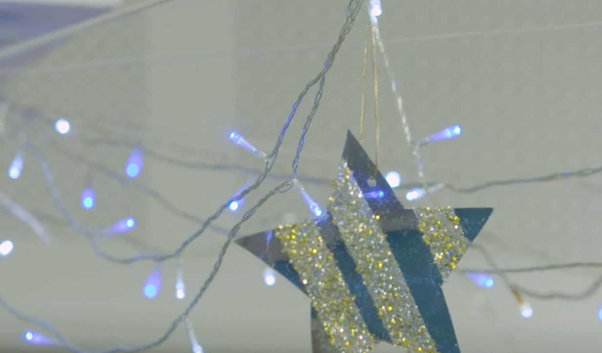 Lights and Christmas decorations