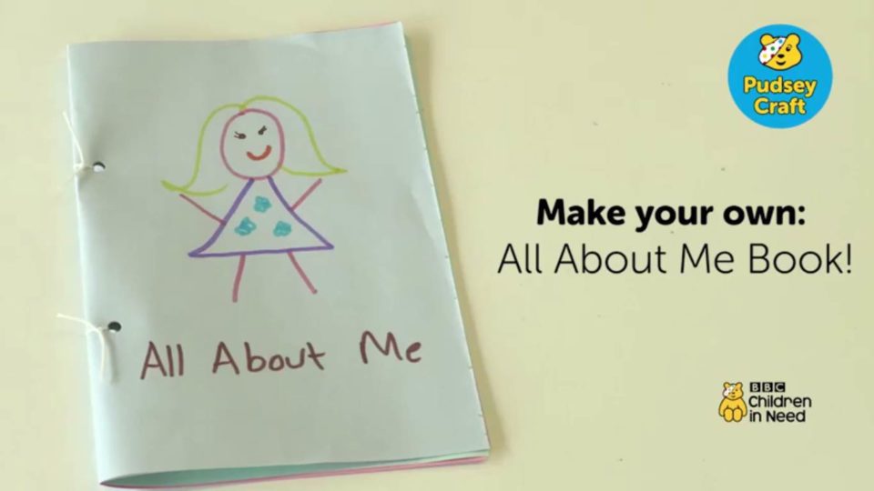 A picture of the 'All about me' book