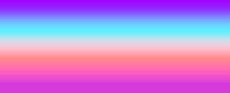 A gradient of colours ranging from deep purple to teal and lighter orange