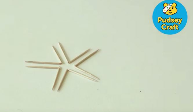 A picture of the magic toothpick trick