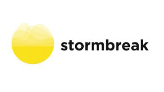 The logo for the charity Stormbreak