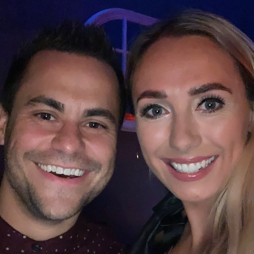 Jemima and mark smiling