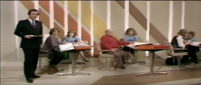 Terry Wogan on the set of BBC Chidren in Need in th 1980s