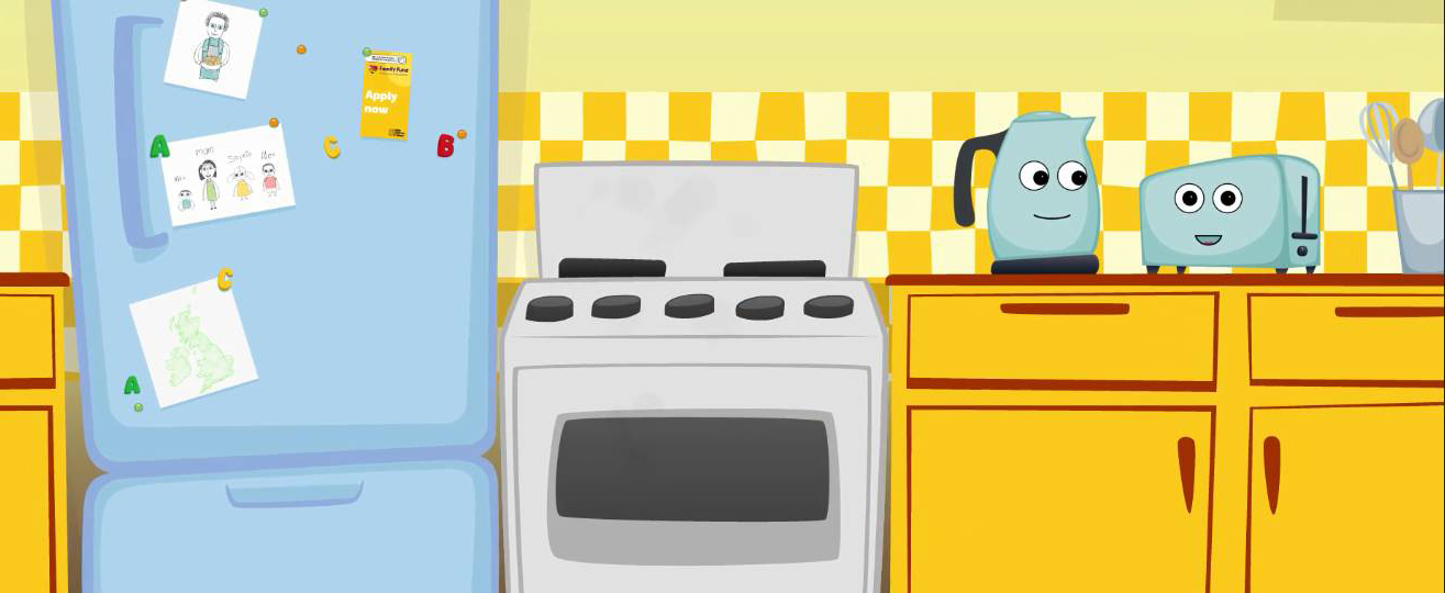 Emergency Essentials kitchen animation