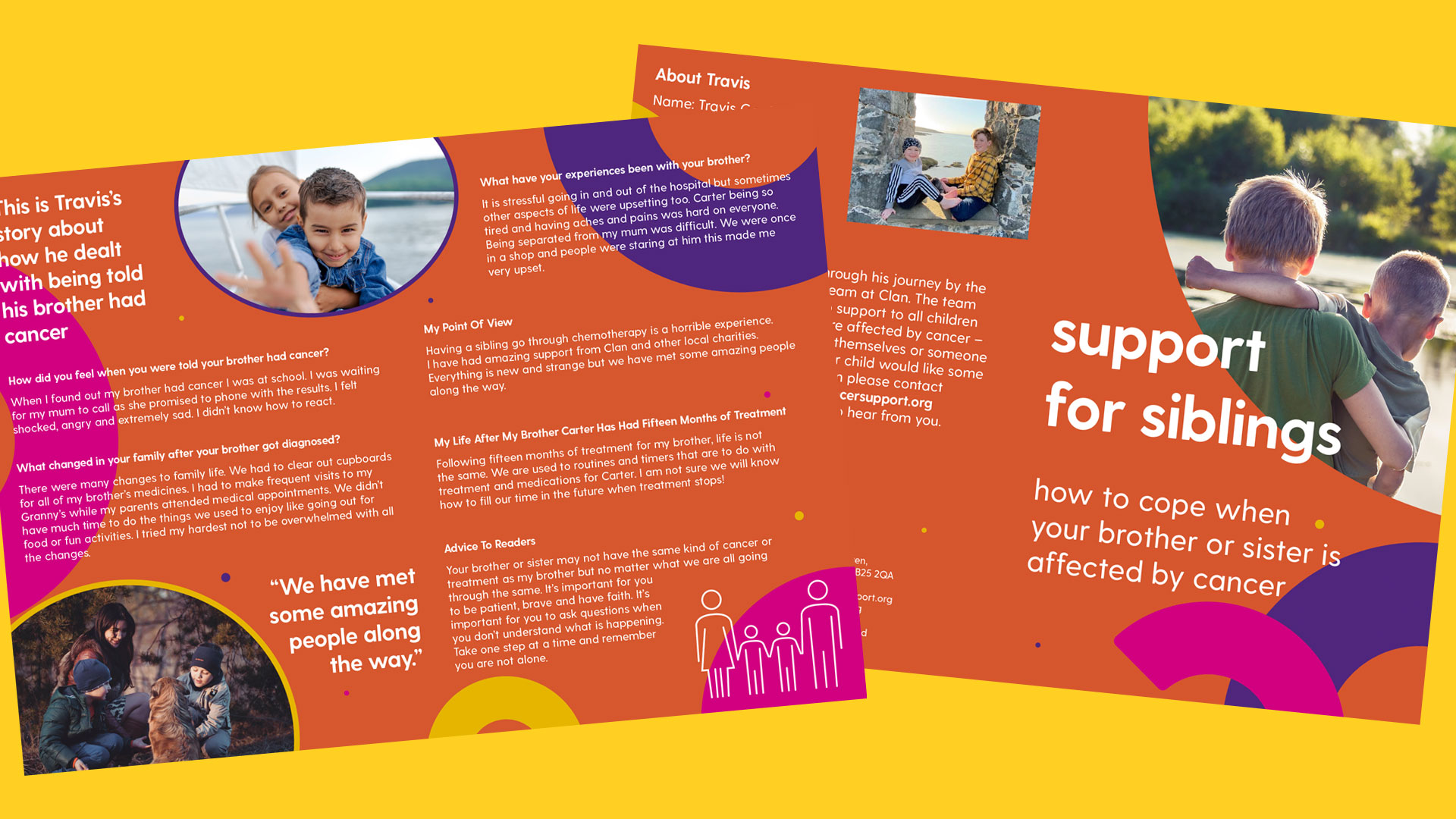 The support for siblings brochure as described in the article