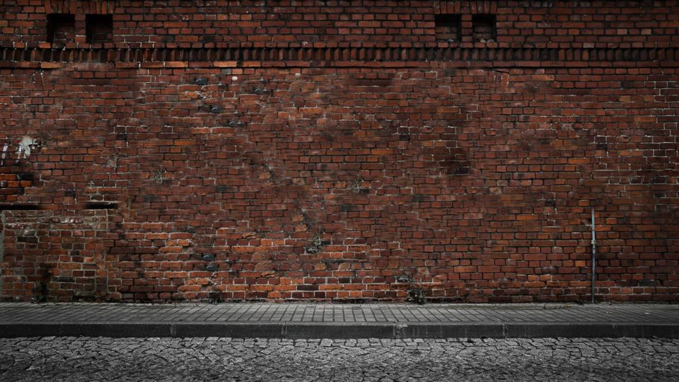 a brick wall