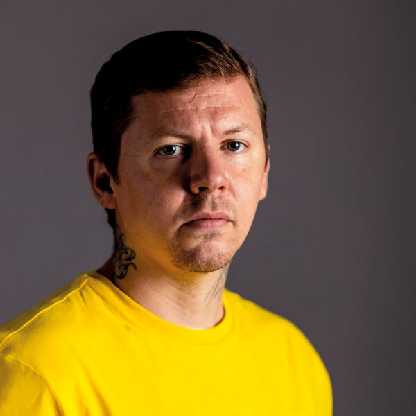 A headshot of Professor Green looking at the camera