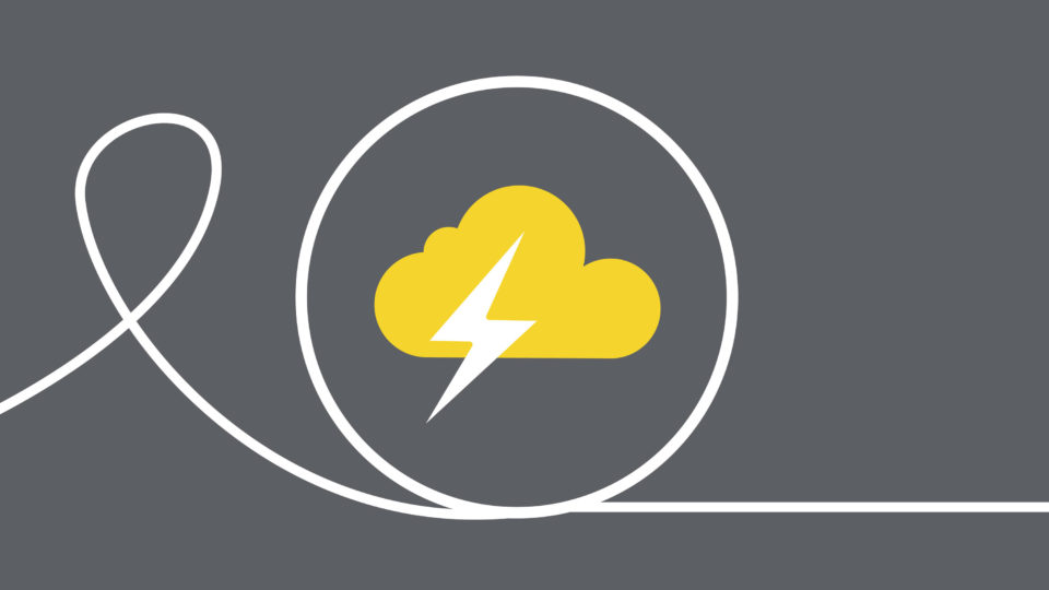 a storm cloud graphic