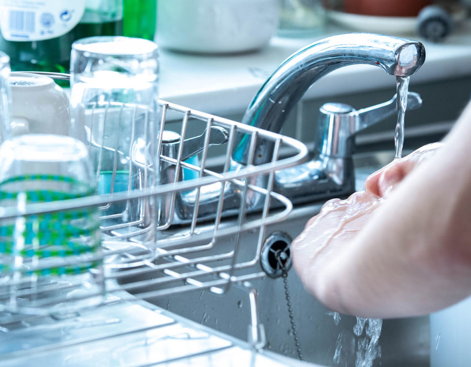 Washing up