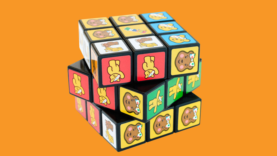 Pudsey rubik's cube