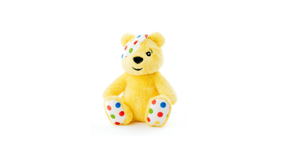 A plush Pudsey Bear