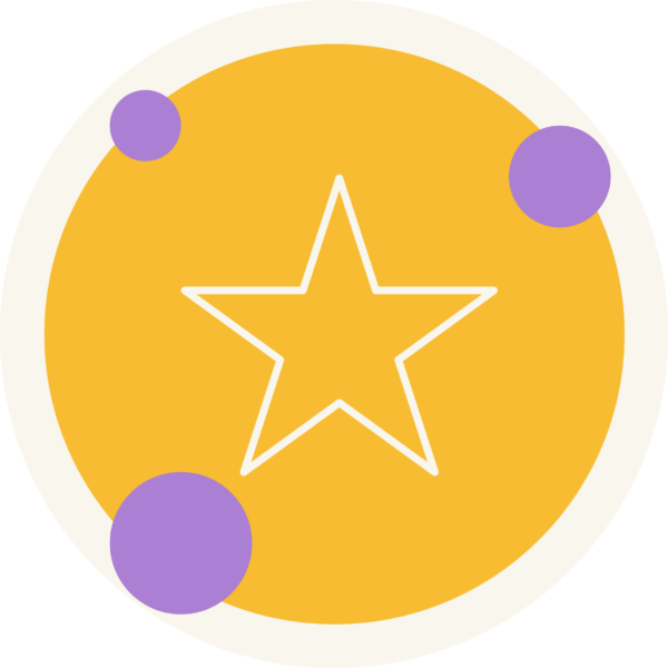 A star icon