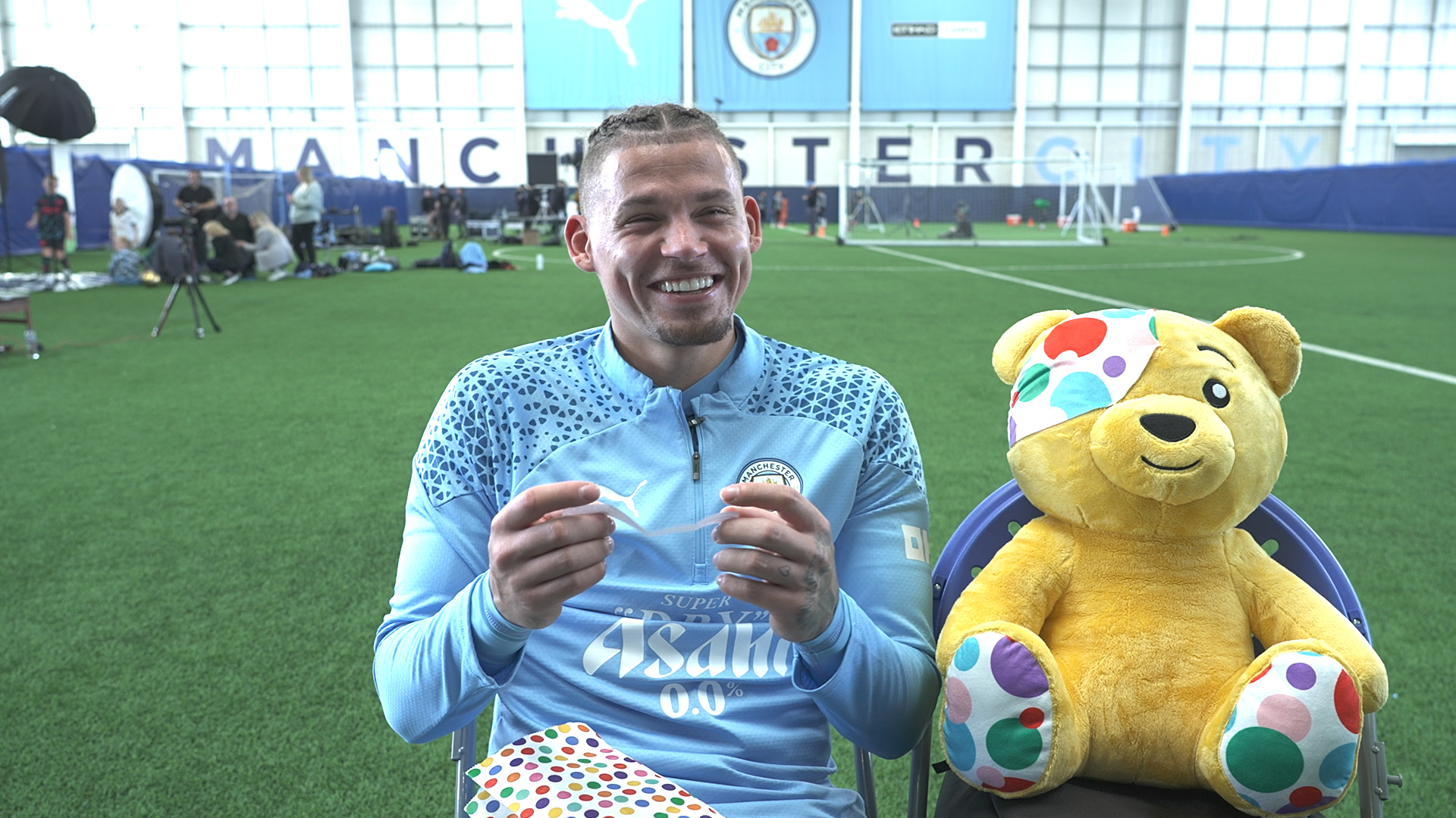 Kalvin Phillips and Pudsey
