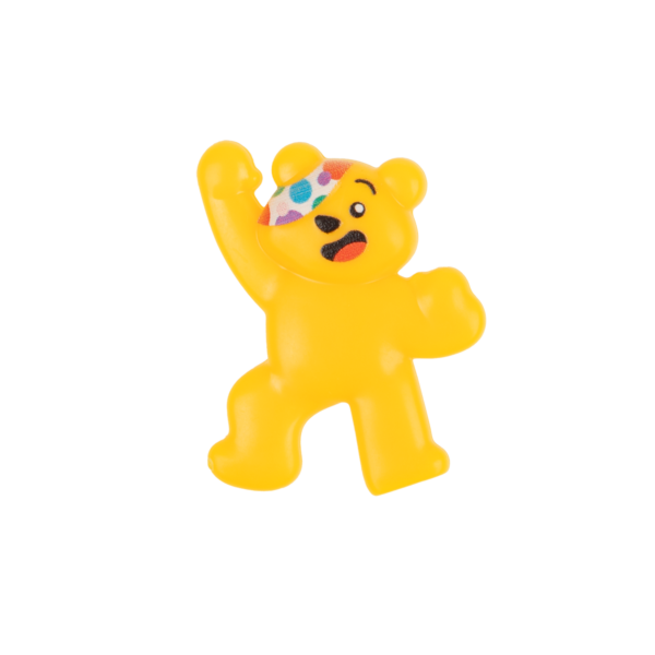 Pudsey Fist Pump Fun Pin Badge