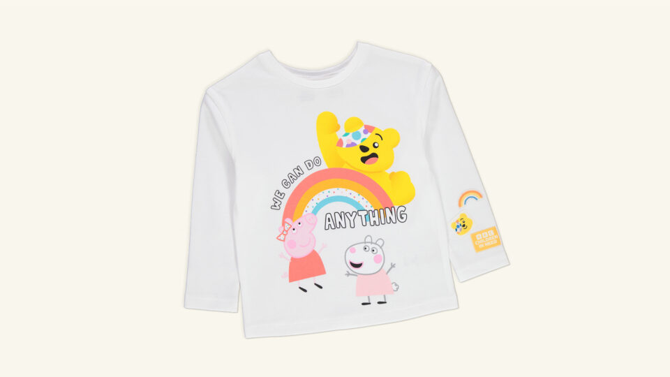 Peppa Pig and Pudsey pajama set