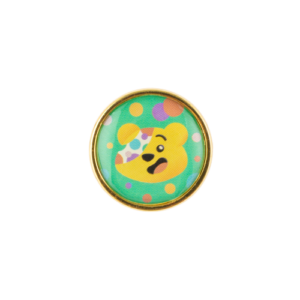 Metal Pudsey Pin Badge (Green)